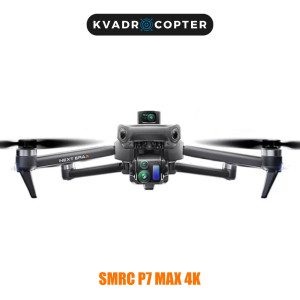 Квадрокоптер SMRC P7 Max 4K Black – дрон c 4K и HD камерами, БК двигатели, FPV, GPS, 5G Wi-Fi, EIS, FCC, Трехосевой подвес, Избегание препятствий, Пульт с экраном, до 45 минут, до 10 км. Photo 2